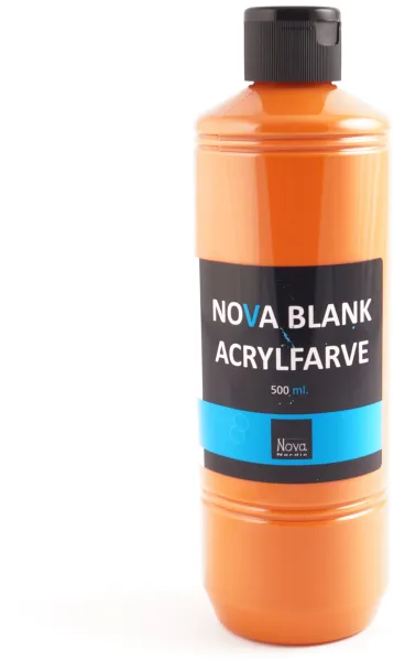 Nova Akrylfärg Glansig 500 ml. Orange