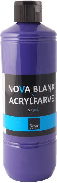 Nova Akrylfärg Glansig 500 ml. Lila