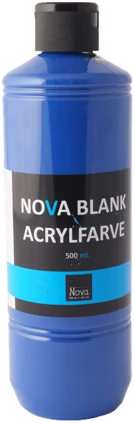 Nova Akrylfärg Glänsande 500 ml. Blå