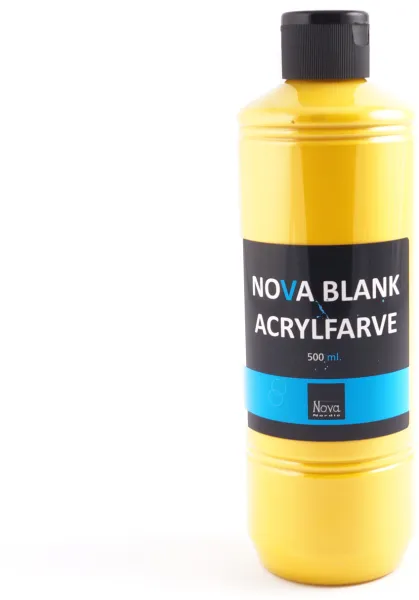 Nova Akrylfärg Glansig 500 ml. Solgul