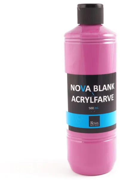 Nova Akrylfärg Glansig 500 ml. Rosa