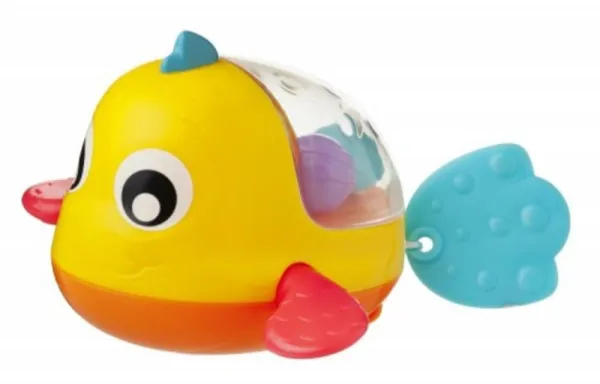 Paddlande badfisk