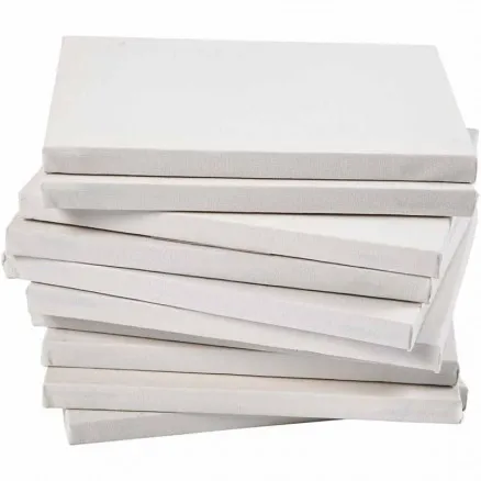 Målarduk, vit, djup 1,6 cm, A3, str. 29,7x42 cm, 280 g, 40 st./